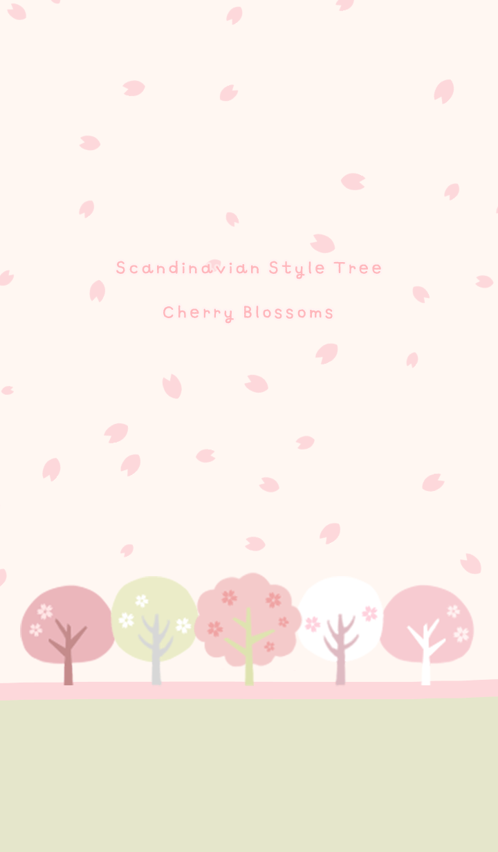 ธีมไลน์ Scandinavian Style Tree*sakura