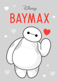 Big Hero 6 สีเทาเรียบง่าย