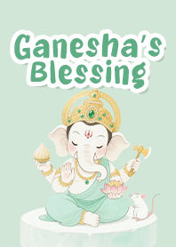 พระพิฆเนศ สมหวัง ความรักและโชคลาภ เขียว