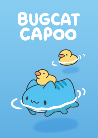 Bugcat-Capoo ว่ายน้ำกับเป็ดเหลือง