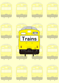 懐かしい日本の電車（黄色）