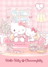 Hello Kitty & Charmy Kitty พักผ่อน