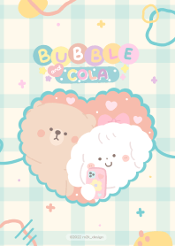 Bubble and Cola- Minimal pastel